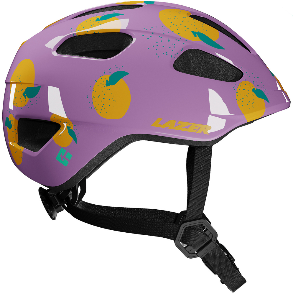 Lazer Pnut 2.0 Kineticore ogquot;Green Buckleogquot; cykelhjelm – Oranges