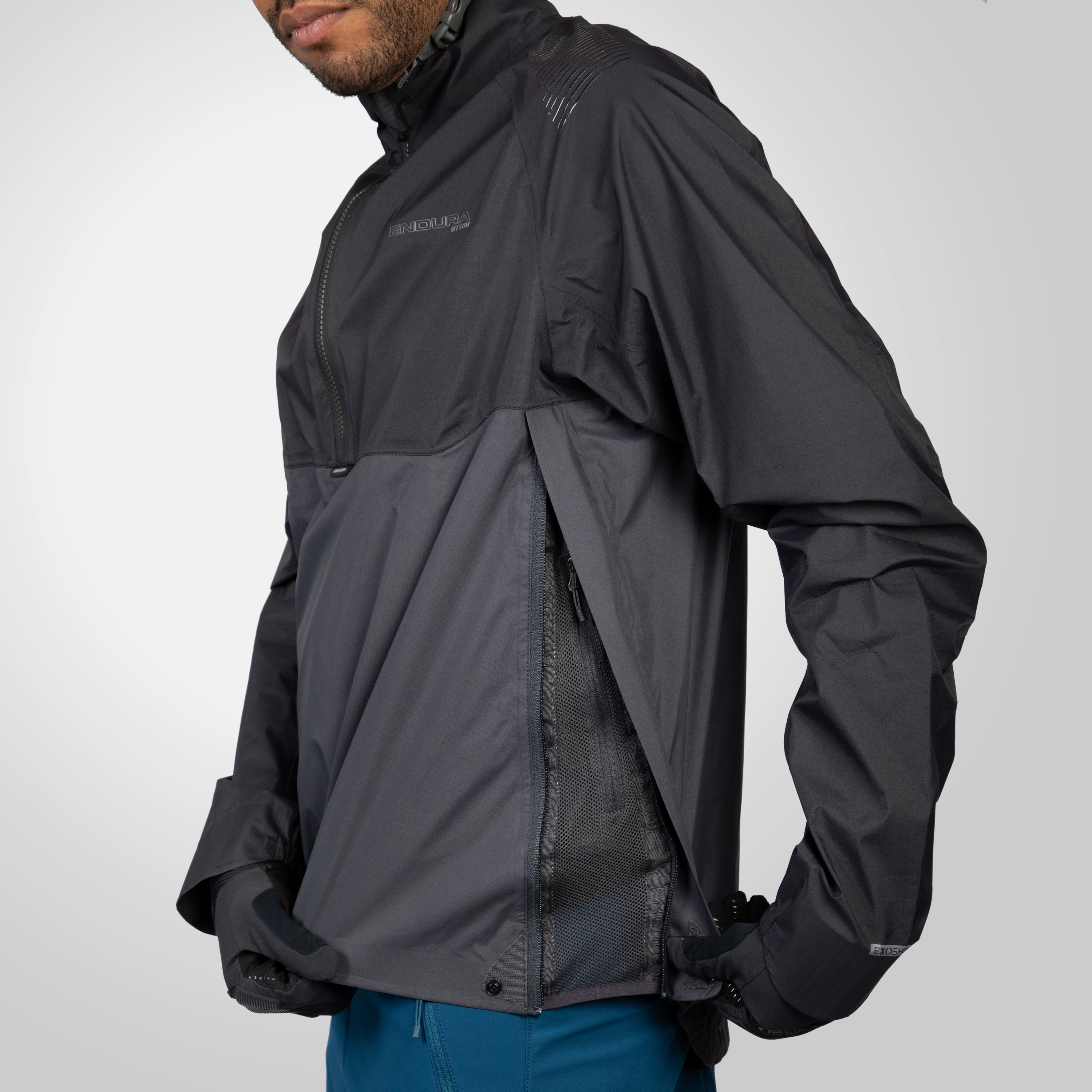 Beklædning - Cykeljakker - Endura MT500 Lite Pullover Waterproof Jacket - Black