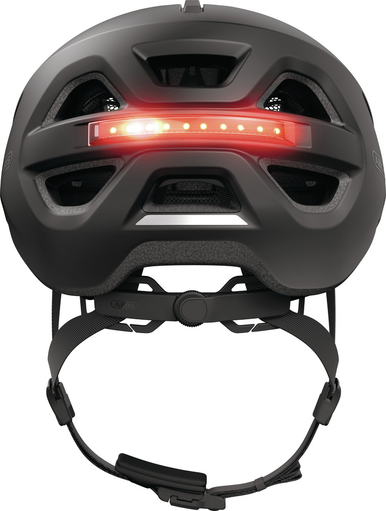 Beklædning - Cykelhjelme - Abus Hjelm Urban-I 4.0 m. LED - Velvet Black