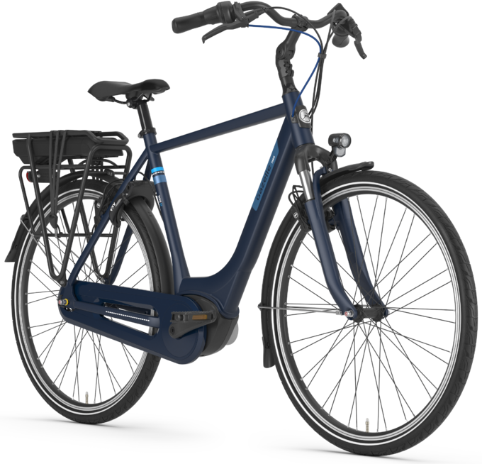 Cykler - Elcykler - Gazelle Paris C7 HMB Herre 7g 2020 - blå