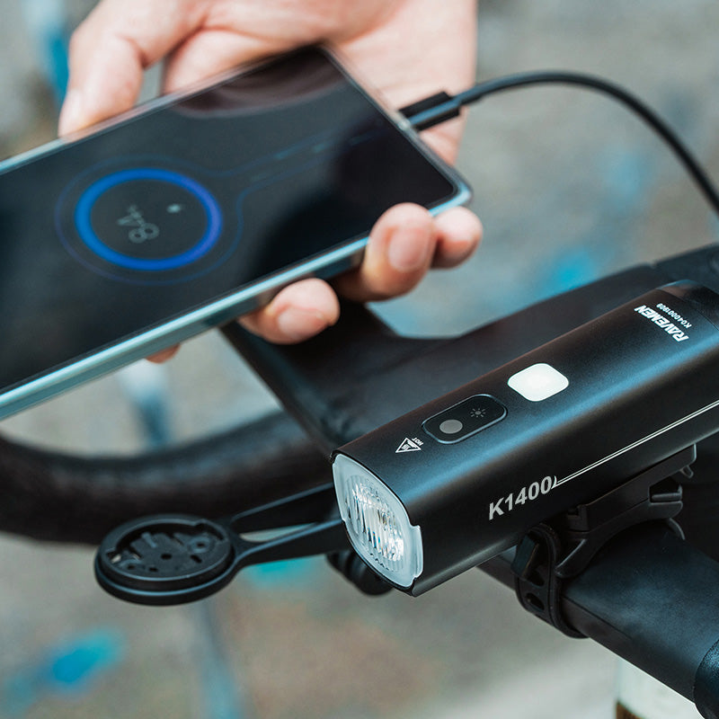 Tilbehør - Cykellygter - Ravemen K1400 Forlygte - 1400 Lumen