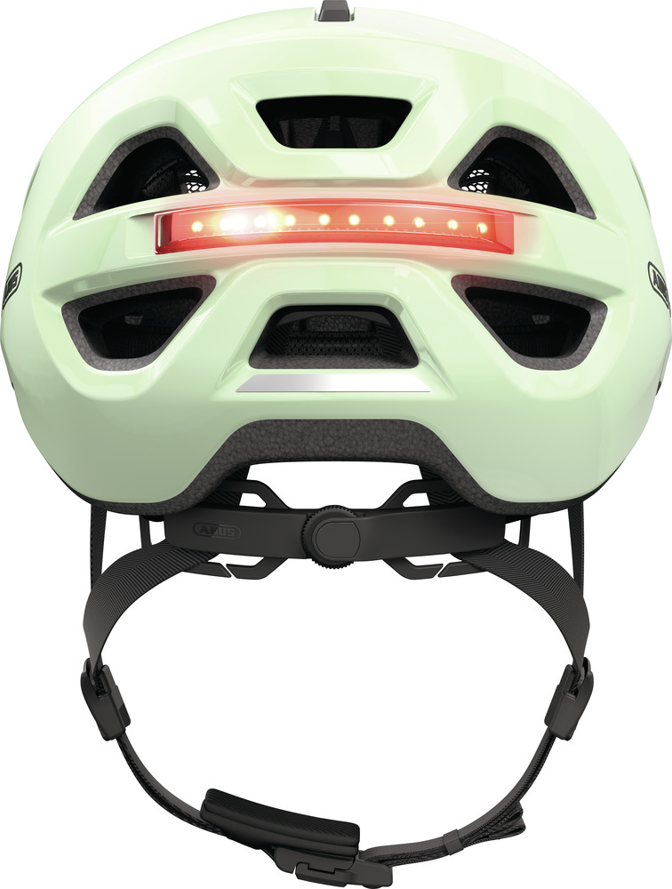 Beklædning - Cykelhjelme - Abus Hjelm Urban-I 4.0 m. LED - Pistacchio Green