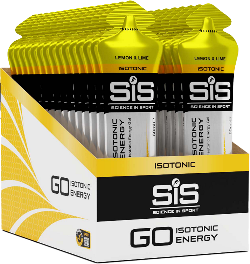 SIS Go Isotonic Energy Gel Citron & Lime - 60ml (30 stk. kasse)