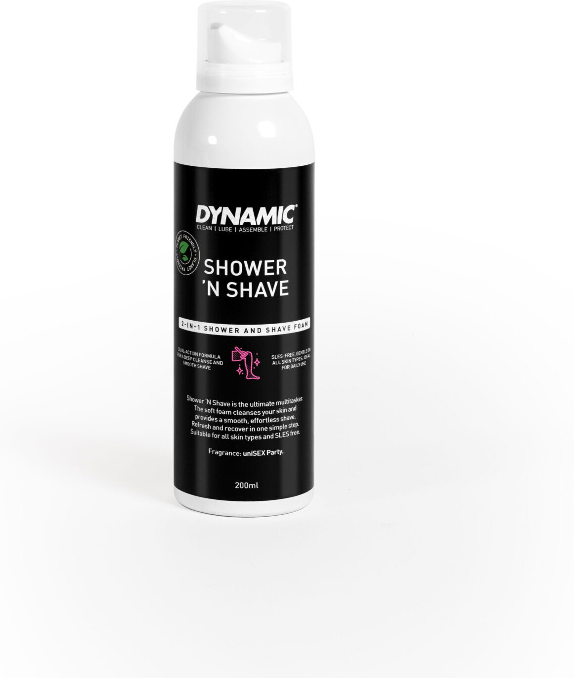 Dynamic Shower ’N Shave 2-in-1 Foam (SLES-free) 200ml
