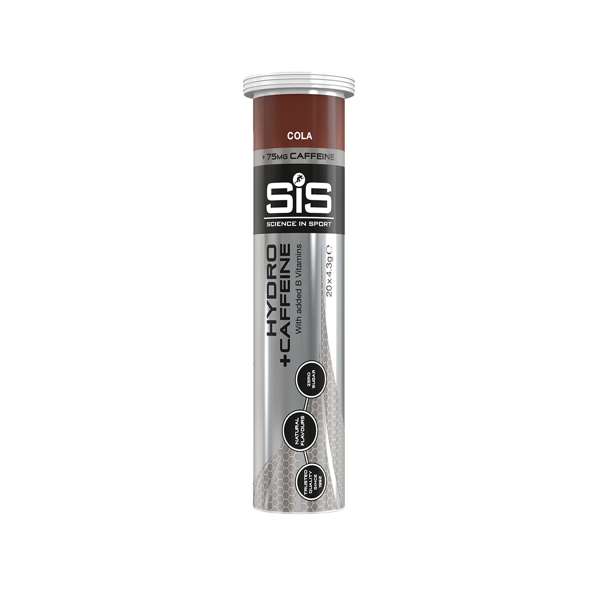 Science in Sport SIS GO Hydro Tabletter Cola + Koffein - 20x4g
