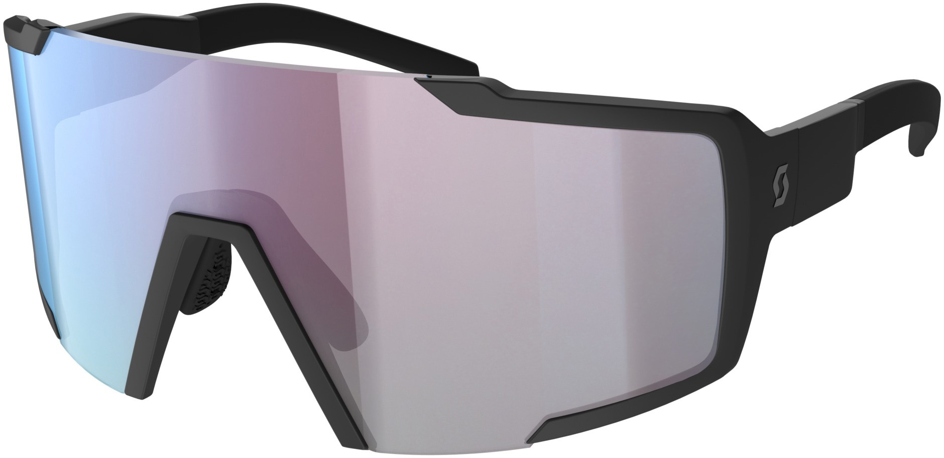  - Scott Shield Compact Cykelbrille - Trail Linse - Sort/Blå