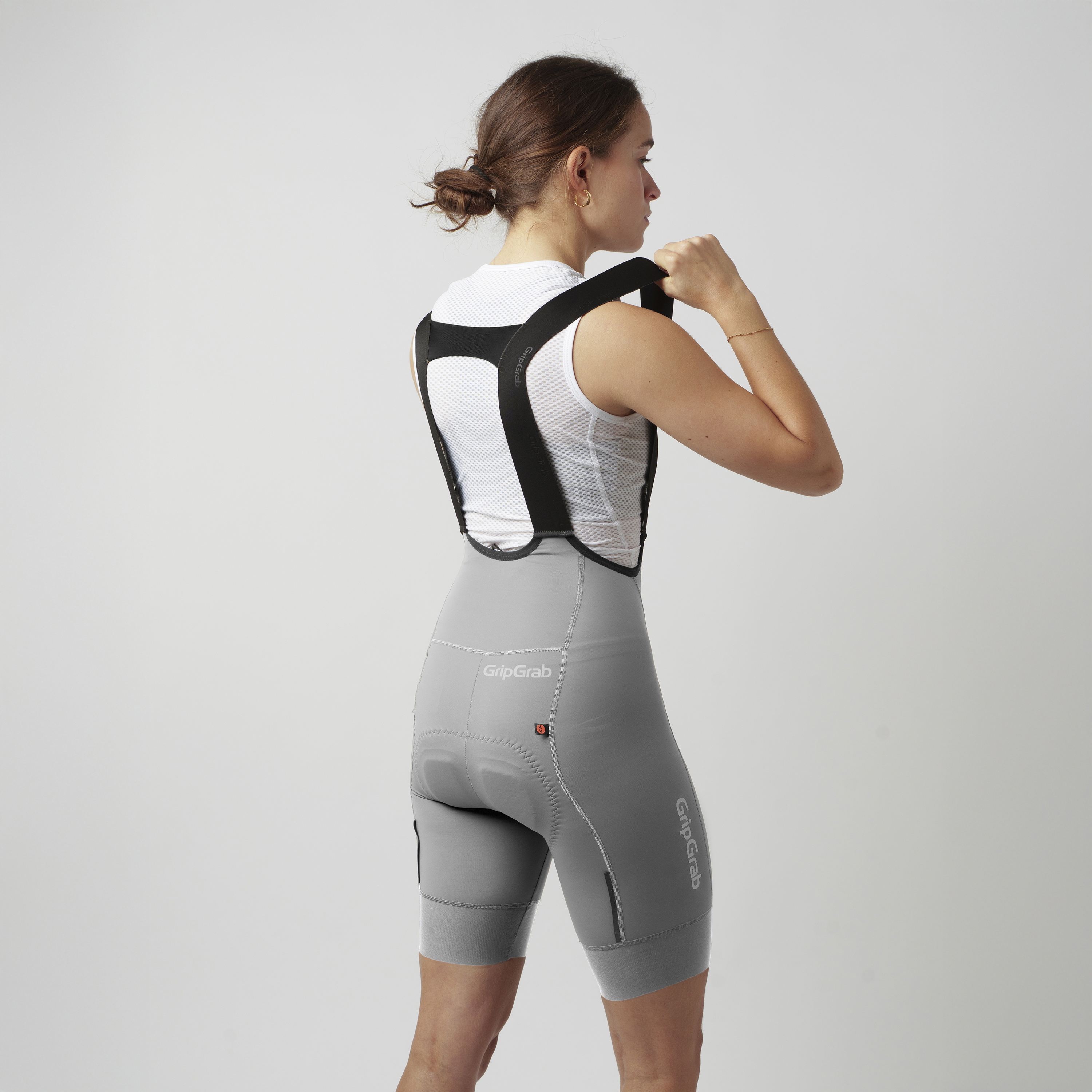 Beklædning - Cykelbukser - GripGrab PACR-bibshorts til damer - Grey