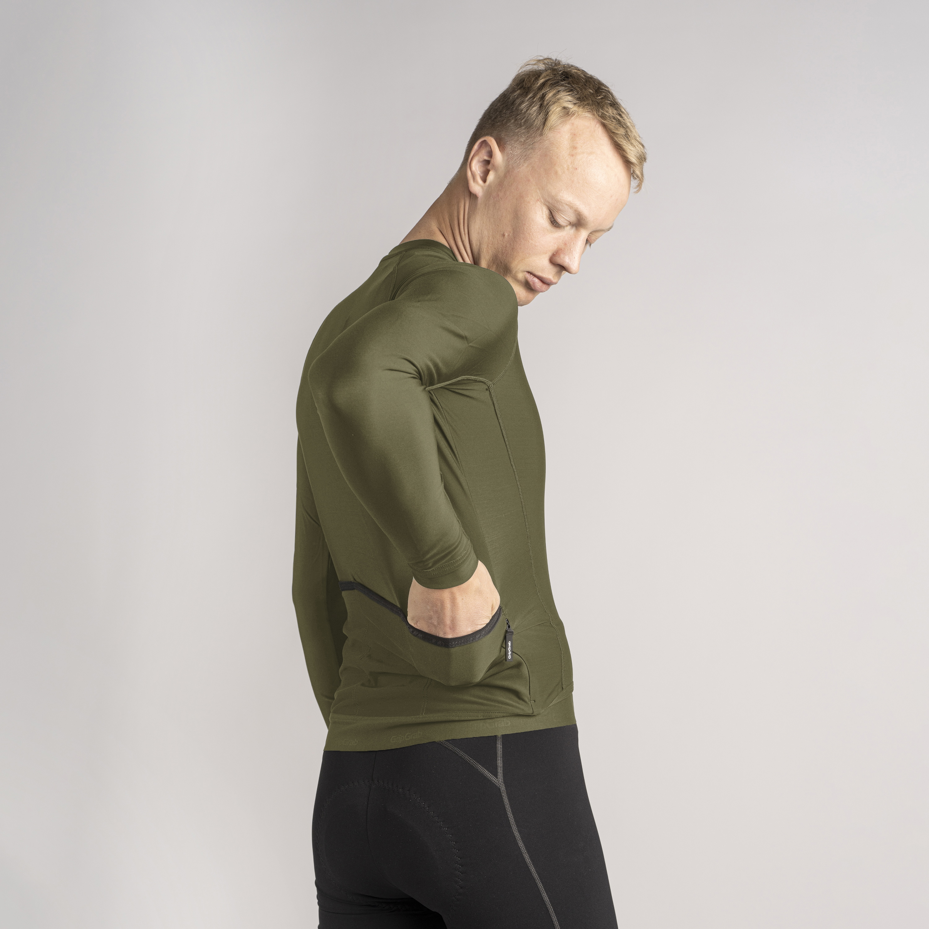 Beklædning - Cykeltrøjer - GripGrab PACR Langærmet Cykeltrøje - Olive Green