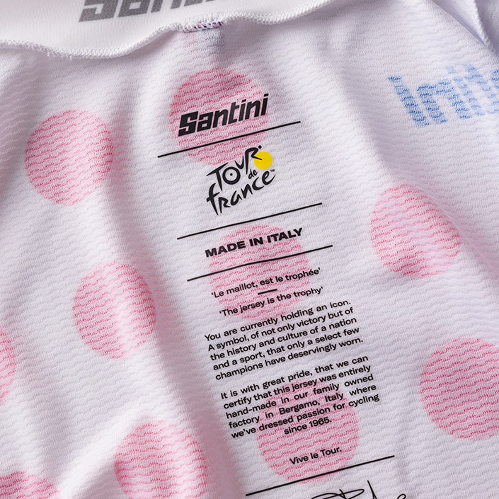 Beklædning - Cykeltrøjer - Santini Replica Tour de France Best Climber - Den Prikkede Bjergtrøje