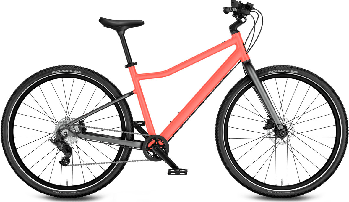 Woom Explore 6 - Neon Coral