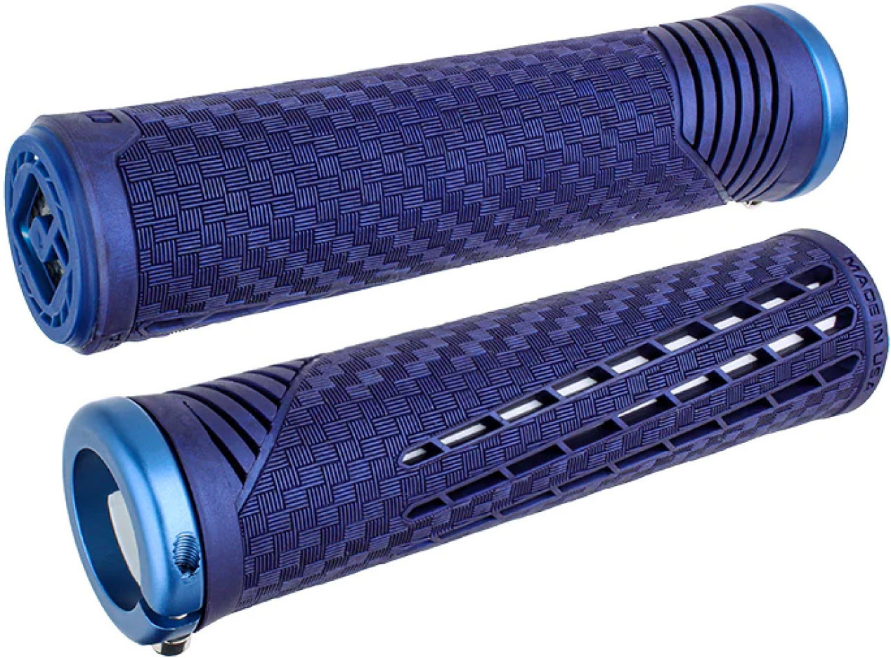ODI CF Lock-On MTB Greb 135mm - Sapphire Blue