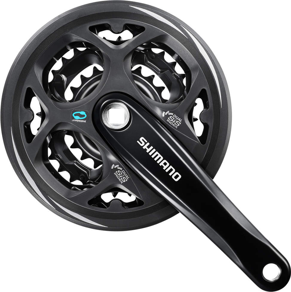 Shimano Acera FC-M311 Kranksæt 42/32/22T 170mm 3x7/8 speed Sort Firkantaksel