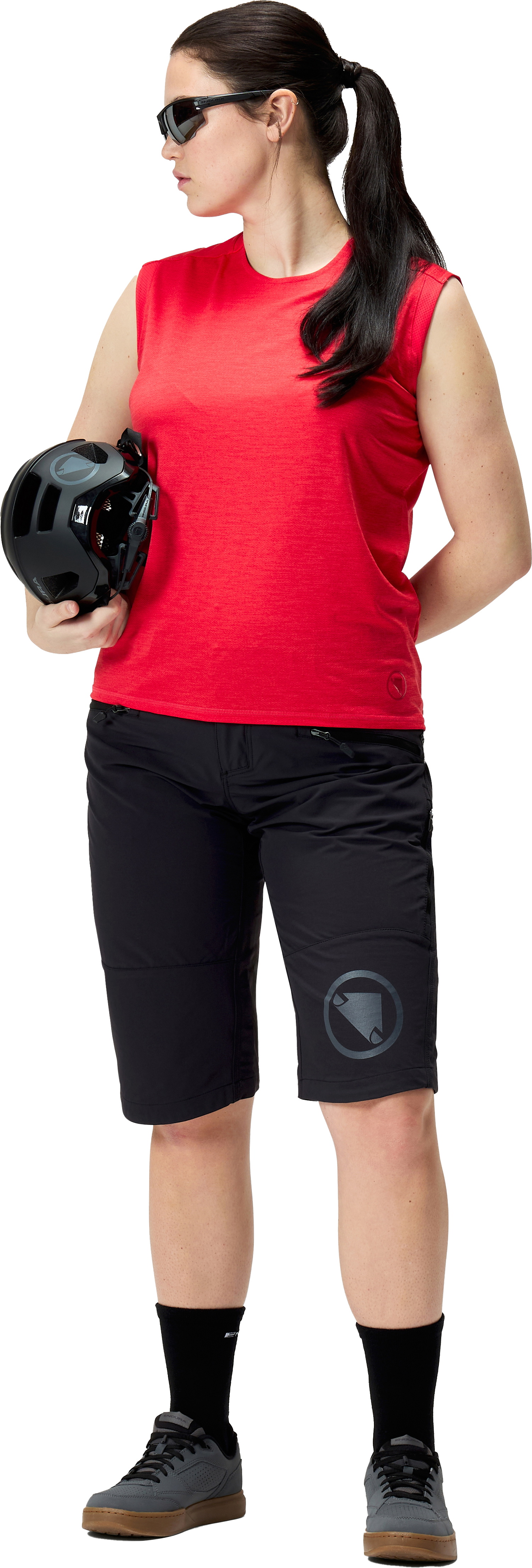 Beklædning - Cykelbukser - Endura Women's SingleTrack Short II - Black