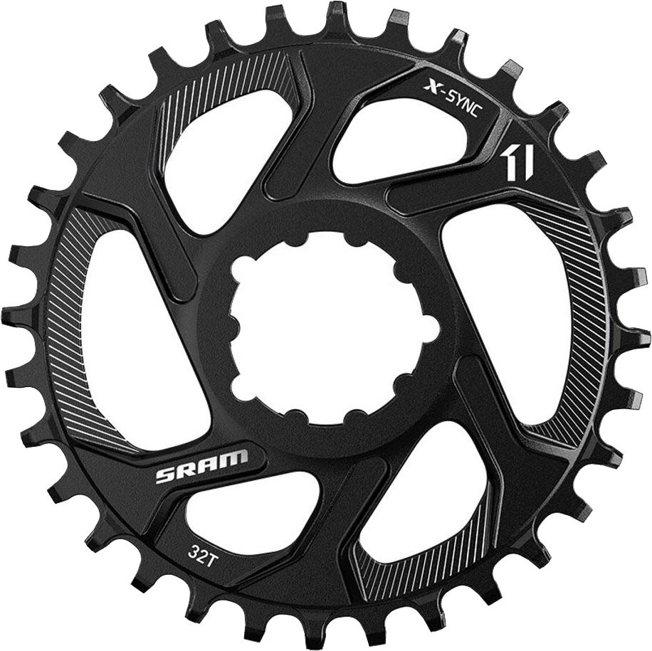 SRAM X-SYNC 2 Klinge 32T Direct Mount 6mm Offset 1x 11/12 speed Sort
