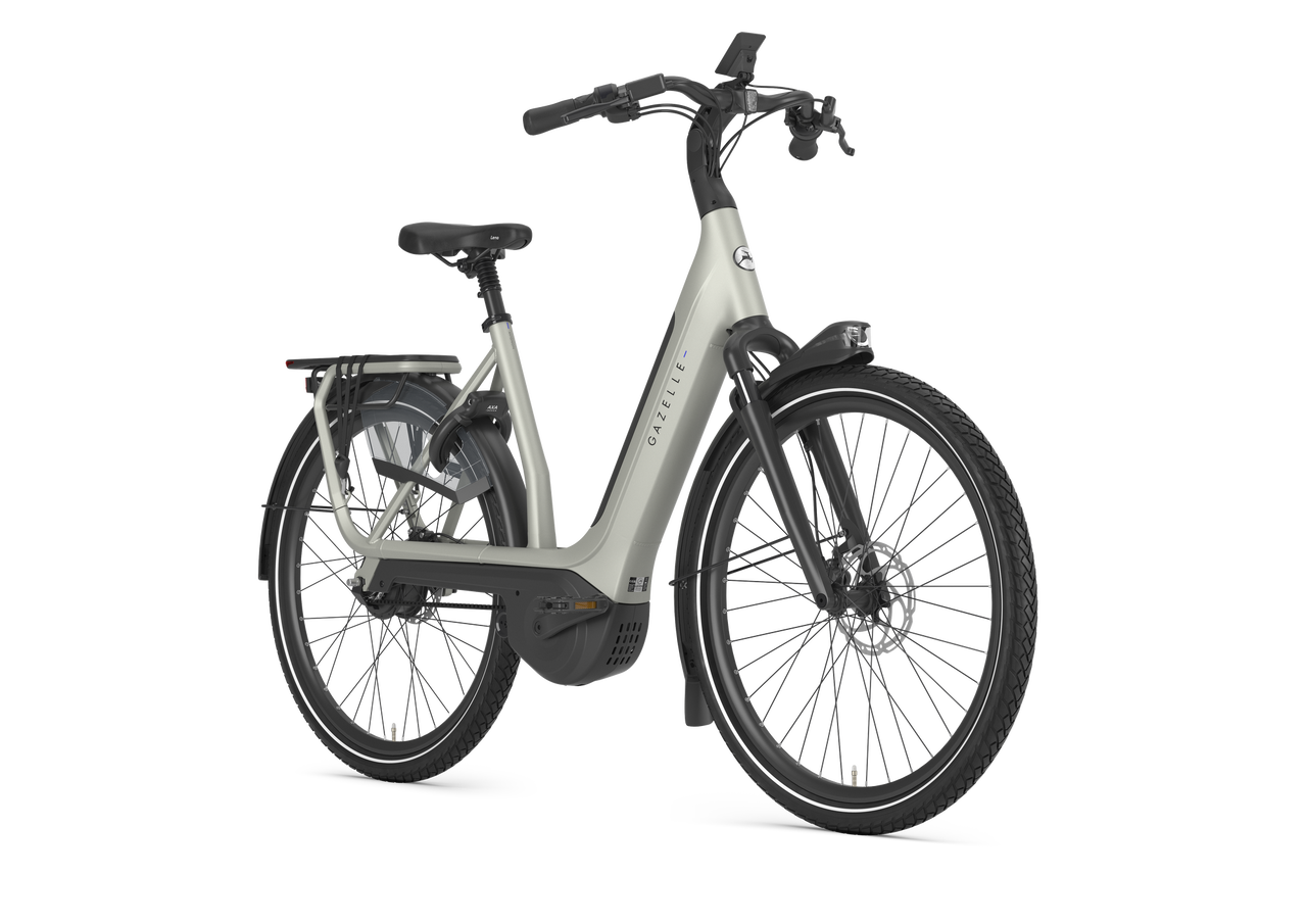 Cykler - Elcykler - Gazelle Avignon C380 Dame 2026 - Pebble Grey Mat
