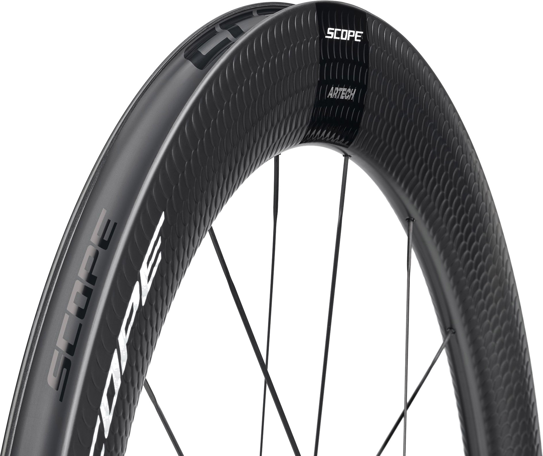 Reservedele - Hjulsæt - Scope Artec 6 Carbon Hjulsæt (Black Decal)