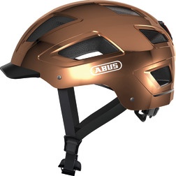 Beklædning - Cykelhjelme - Abus Hyban 2.0 Hjelm m. LED lys - Chrome Rosé