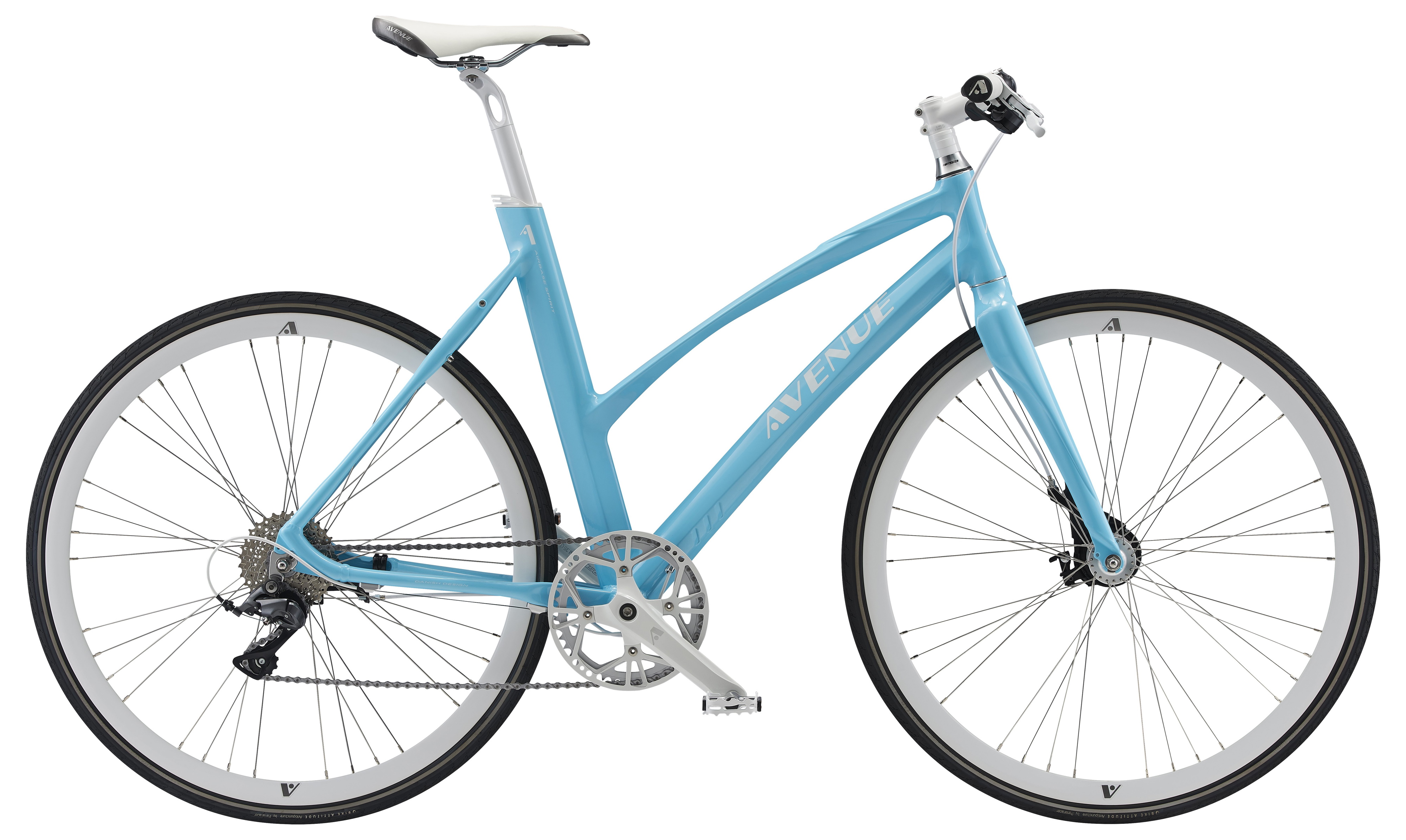 Avenue Airbase Spirit Dame 8g RB 2019 - blå Cykler > Damecykler