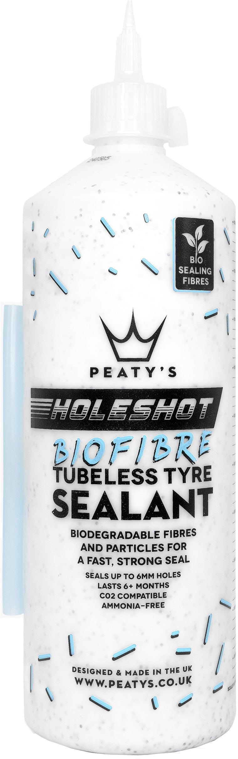 Reservedele - Tubeless - Peaty's Holeshot BioFibre Tubeless Sealant 1L