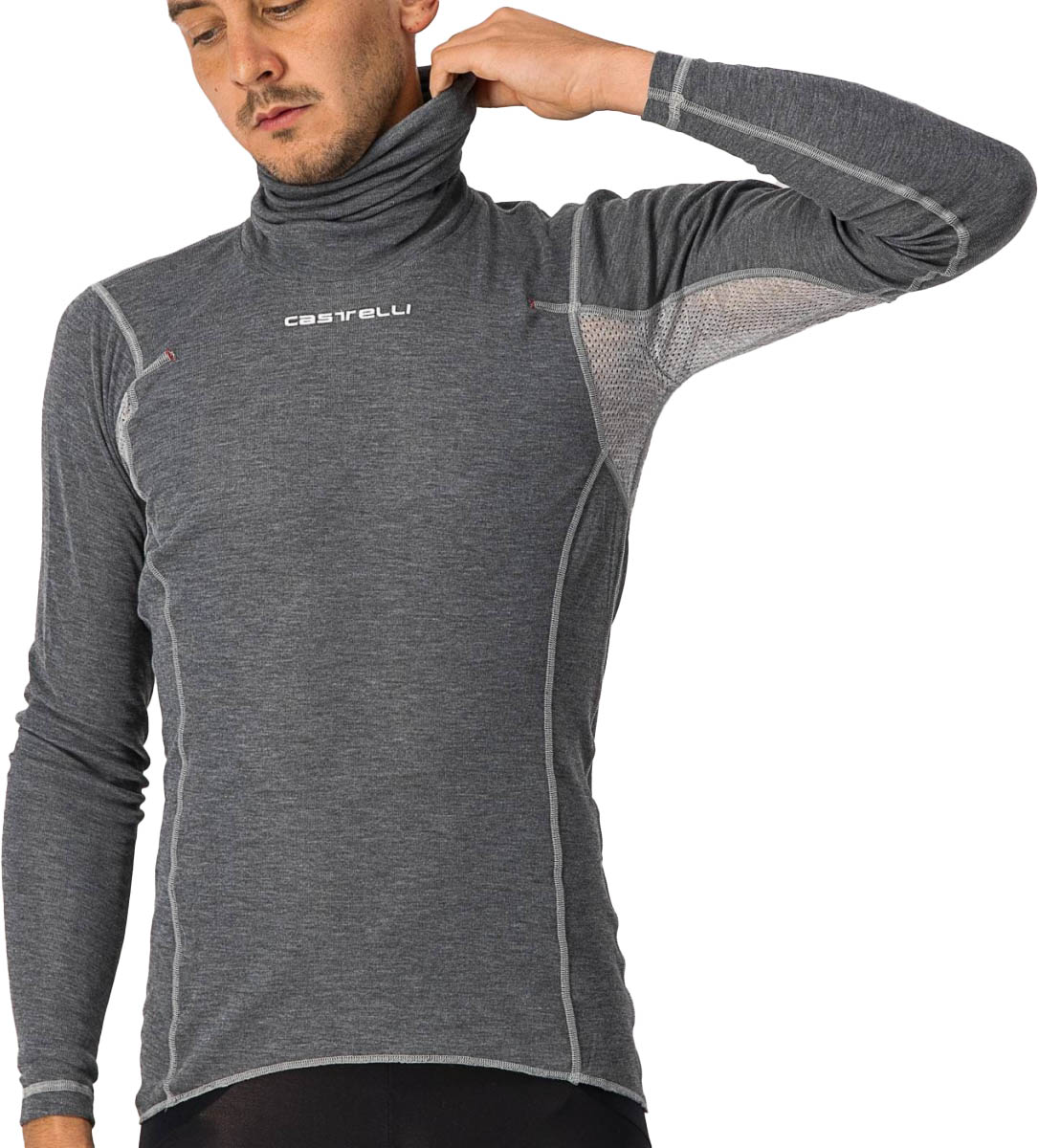 Castelli FLANDERS WARM NECK WARMER Baselayer - Grå » Cloth Size: XS
