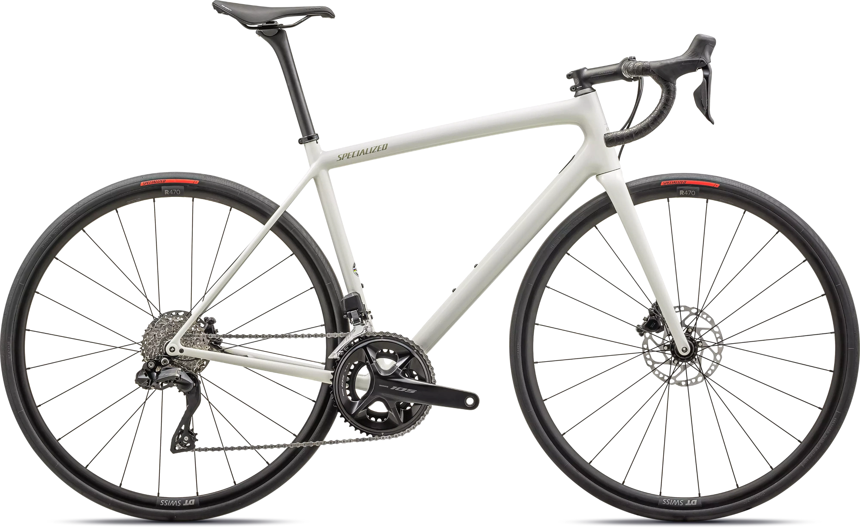 Cykler - Racercykler - Specialized Aethos Comp - Shimano 105 Di2 2024 - Hvid
