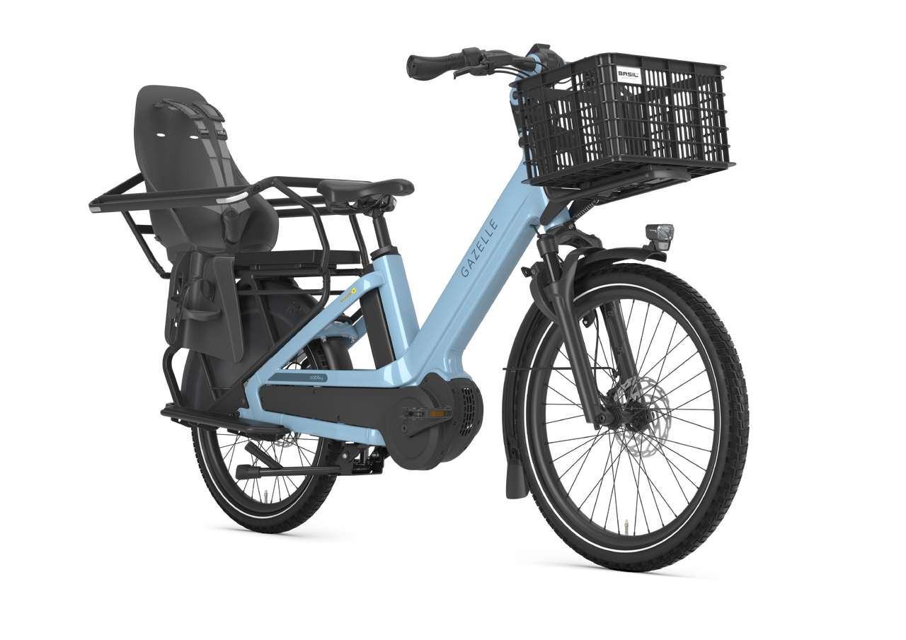 Cykler - Elcykler - Gazelle Cabby C380 Dame 2026 - Denim Blue Blank