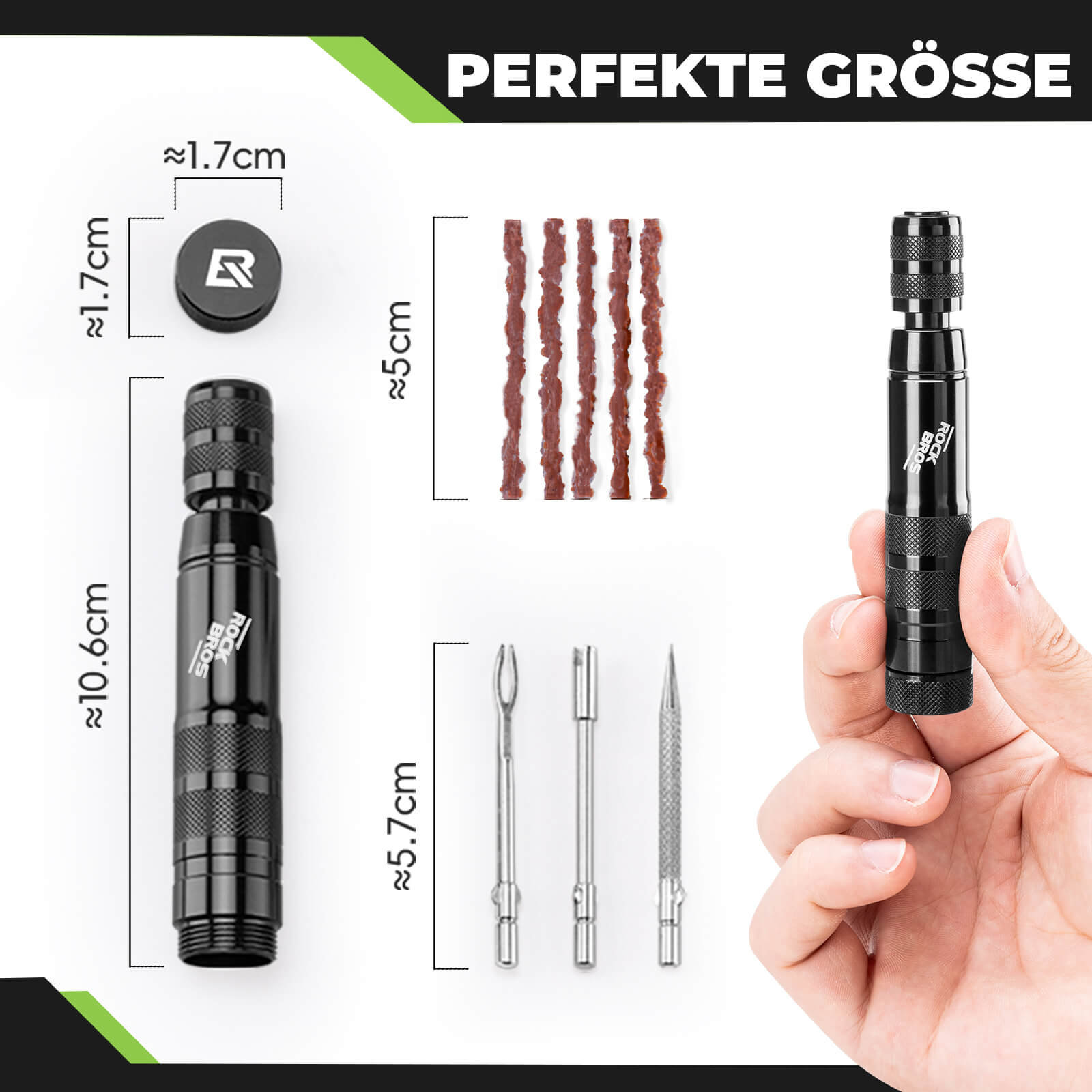 Reservedele - Tubeless - RockBros Tubeless Reparationssæt