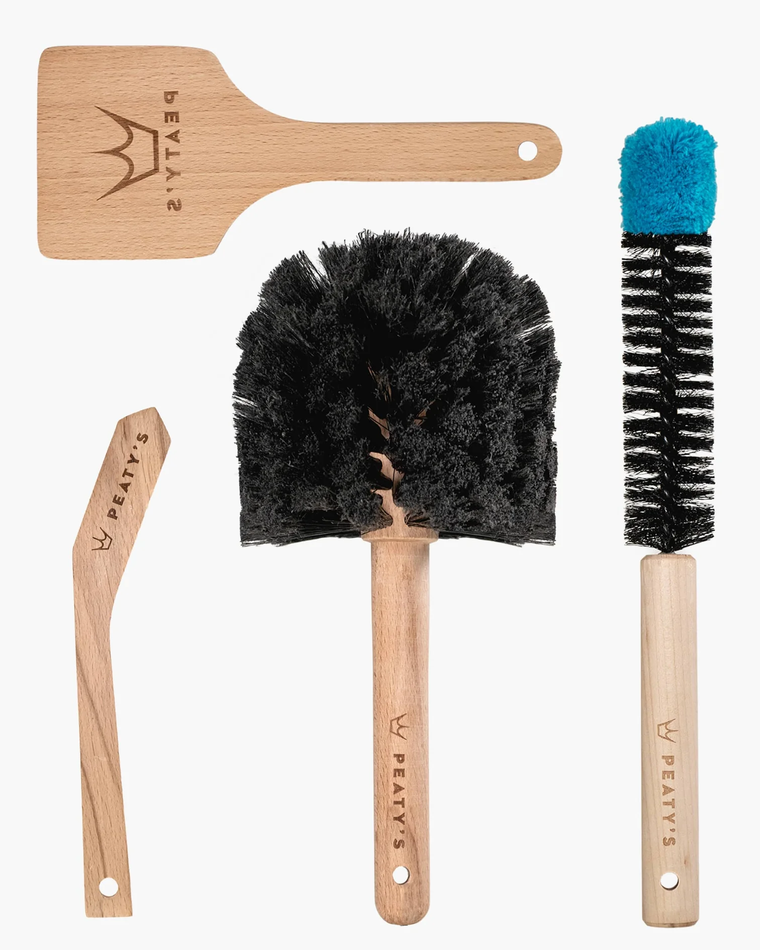 Tilbehør - Cykelpleje - Peaty's Brush Kit (Bog/Detail/Drivetrain/Tyre)