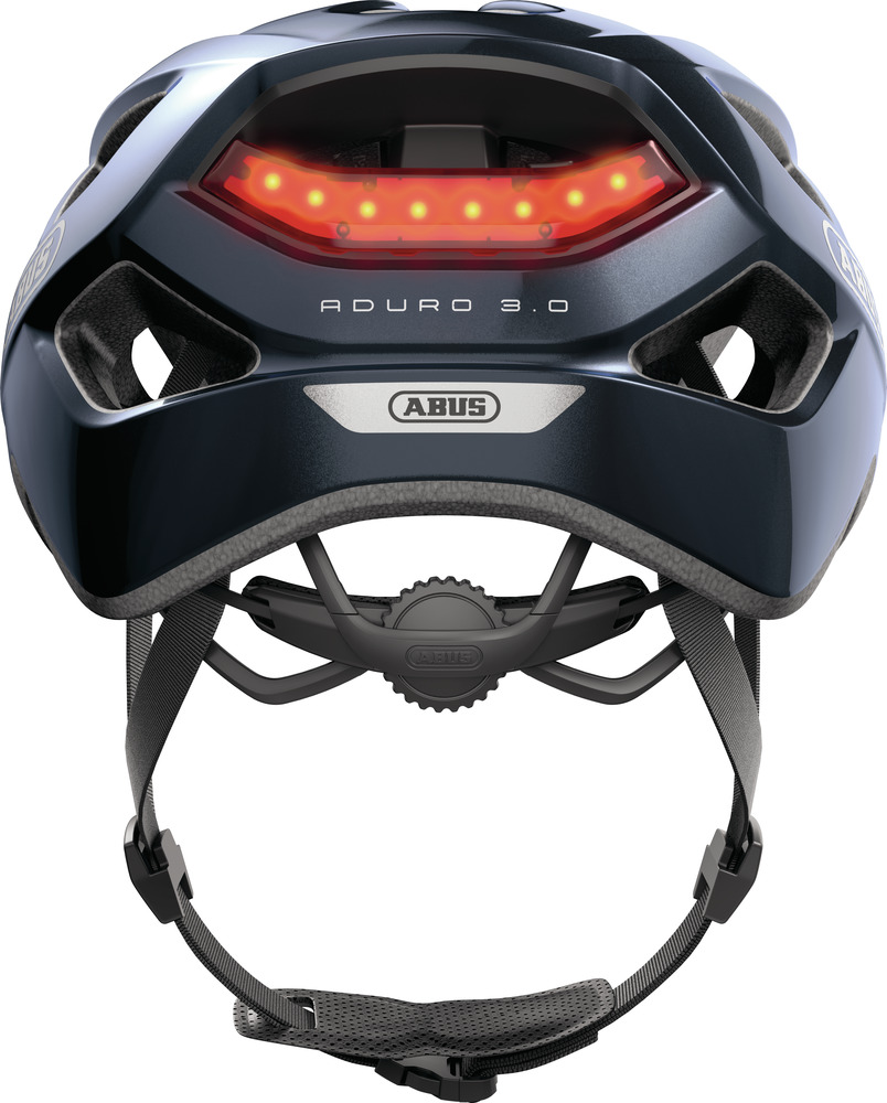 Beklædning - Cykelhjelme - Abus Aduro 3.0 m. LED - Midnight Blue