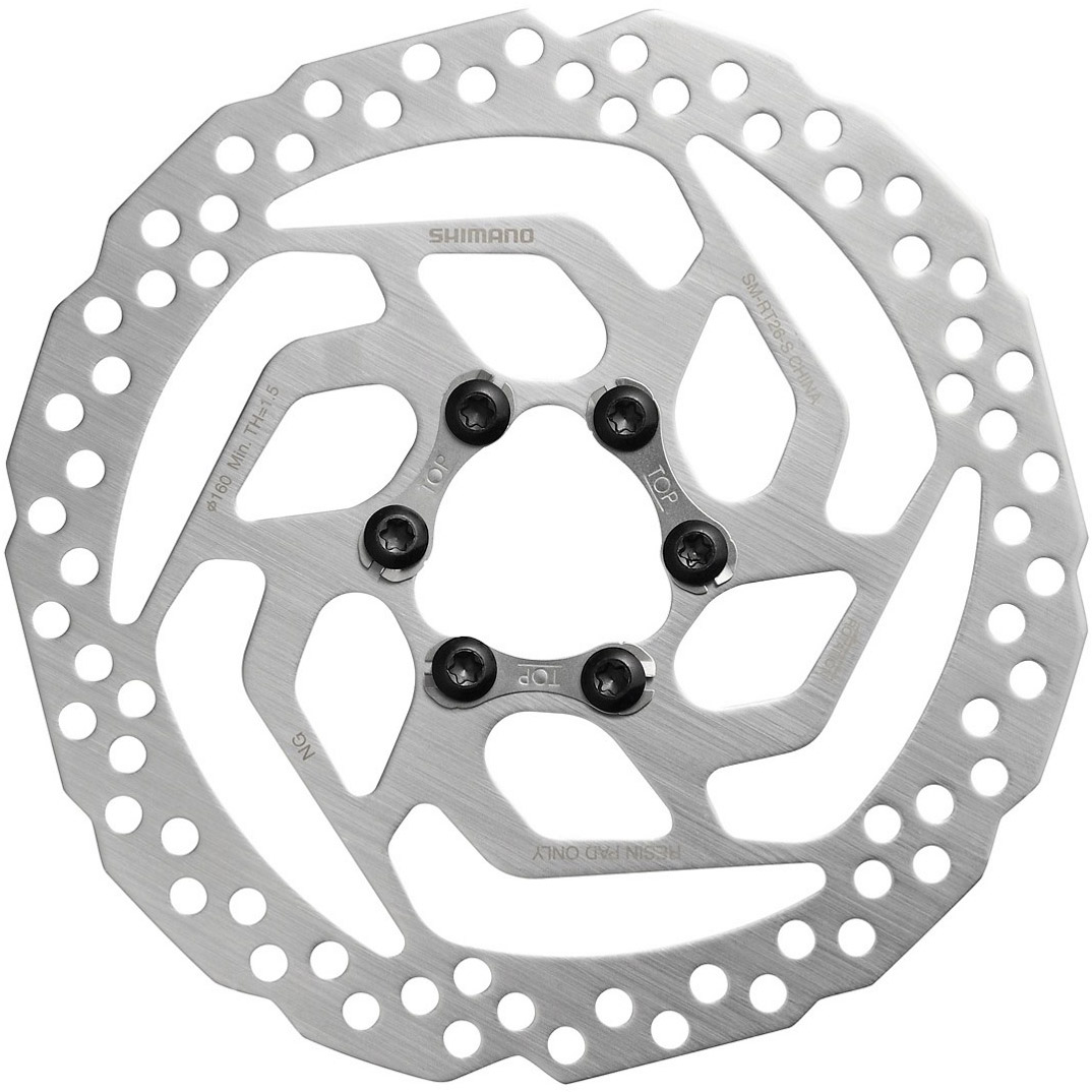 Reservedele - Skivebremser - Shimano Bremseskive SM-RT26 - 160mm 6-bolt