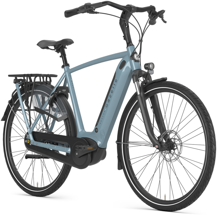 Cykler - Elcykler - Gazelle Grenoble C7+ HMB  Herre 2024 - Blå