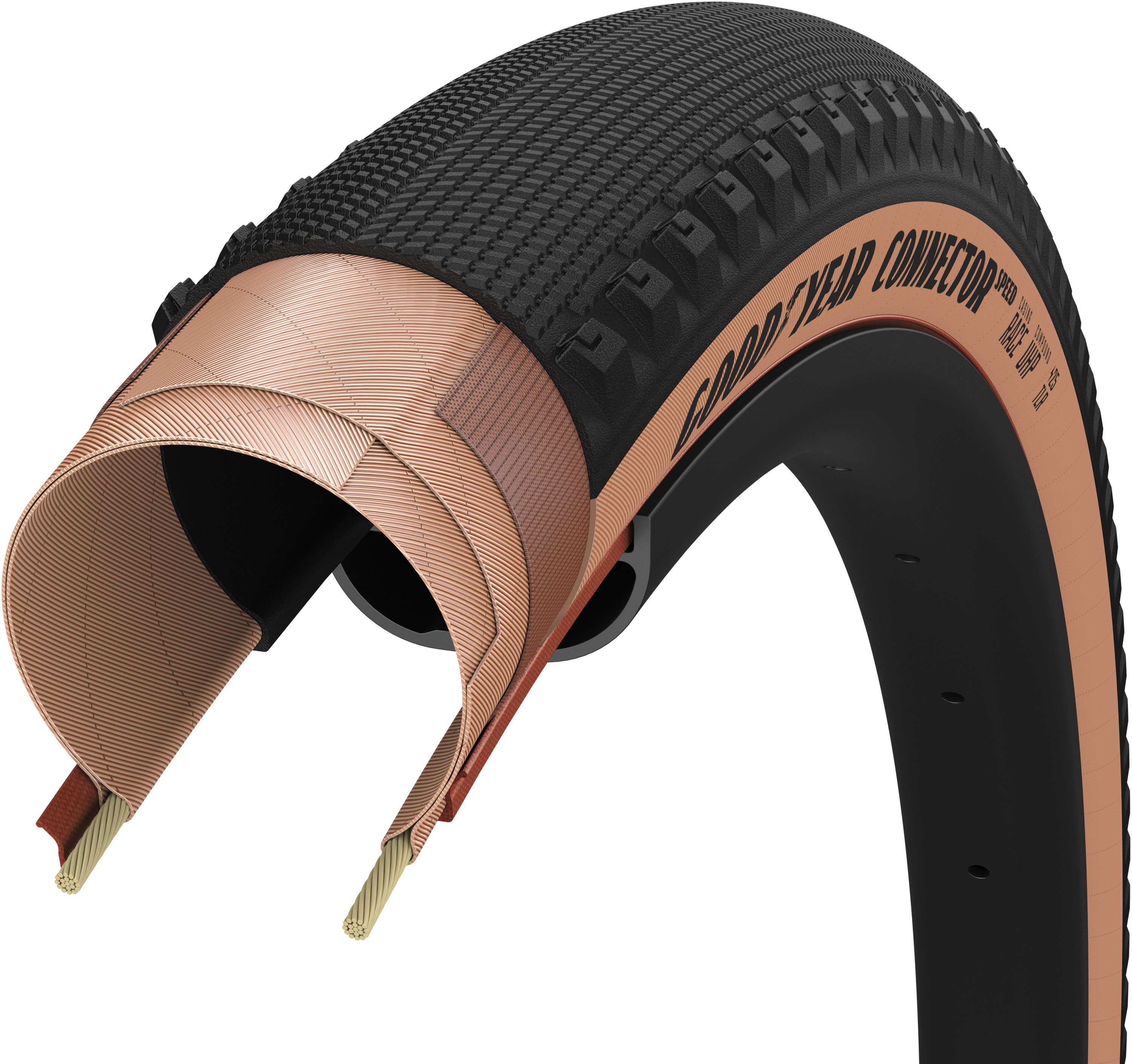 Goodyear CONNECTOR Speed Race TLR Transparent 700x40/45/50 - Transparent