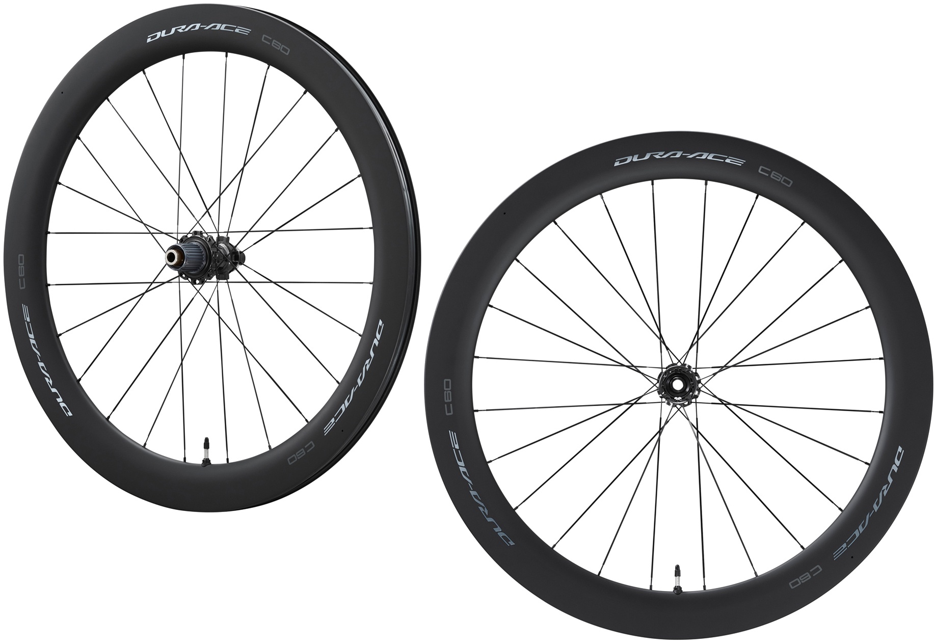  - Shimano Dura-Ace C60 Carbon Disc Tubeless - Rear/Front Hjulsæt