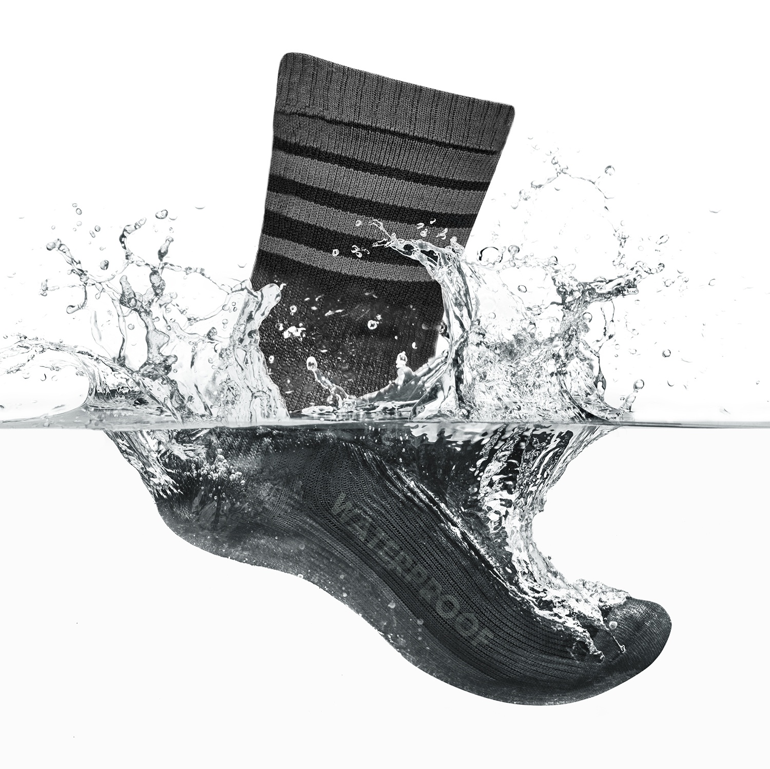 Se GripGrab Waterproof Merino Thermal Sock 3016- Vandtæt Strømpe - Sort - Str. M hos Cykelexperten.dk