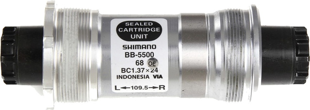 Shimano 105 BB-5500 Krankboks Octalink V1 BSA 68x118mm Sølv