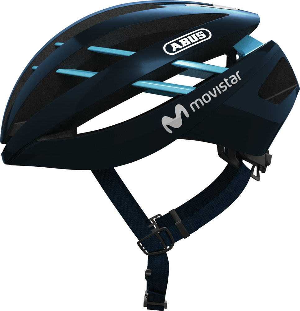 Abus aventor movistar team road helmet best sale
