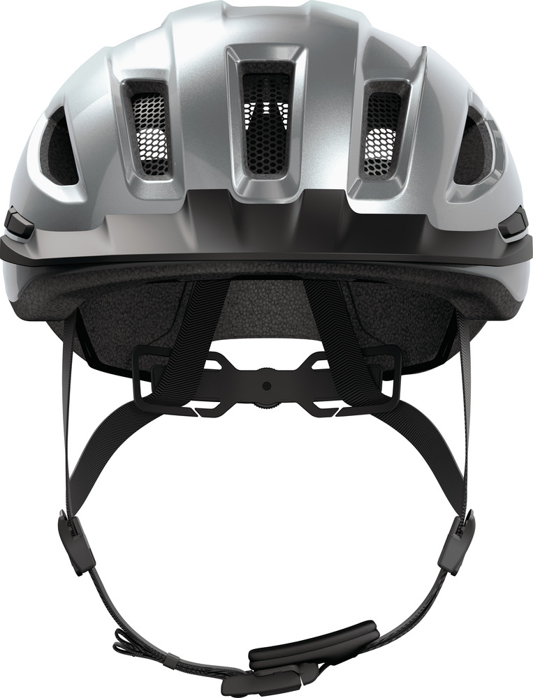 Beklædning - Cykelhjelme - Abus Hjelm Urban-I 4.0 m. LED - Graphite Silver