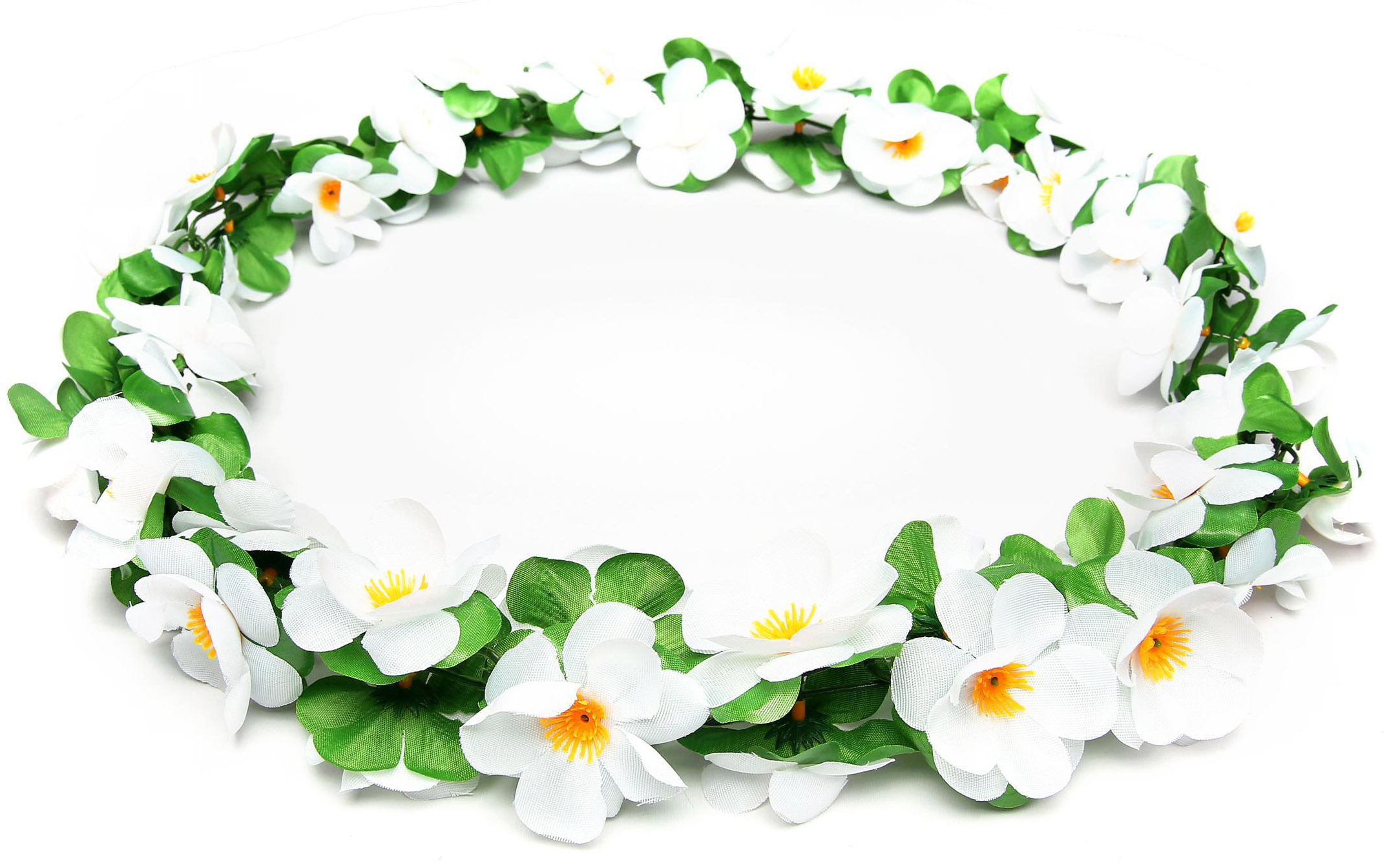 Basil Blomsterranke GARLAND 130cm - Hvid