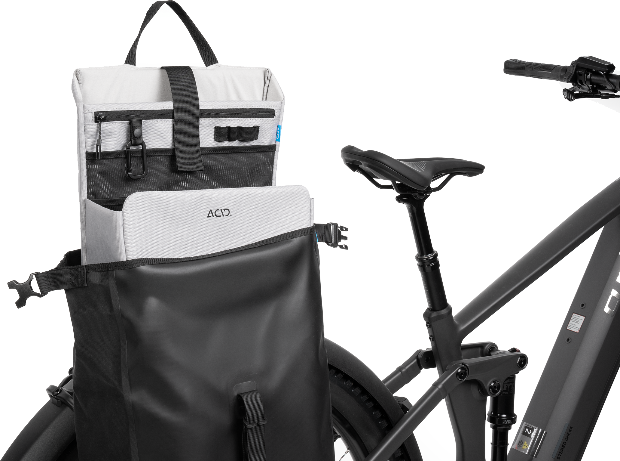 Tilbehør - Cykeltasker - ACID by Cube Organizer-indsats til 20L Sidetaske - Grey