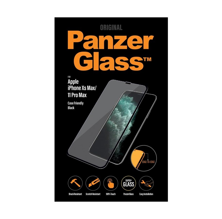 Tilbehør - Mobilholdere - Panzerglass Apple iPhone Xs Max/11 Pro Max Case Friendly beskyttelselsglas