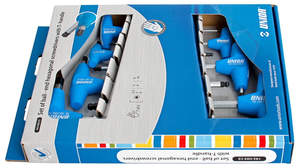 Unbracho T Nøgle M Ball End Kit 7 Emner Fra Unior