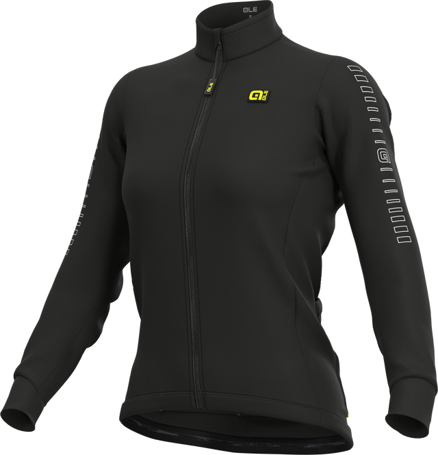 Alé Spring/Fall Jersey Solid Fondo Dame - Sort