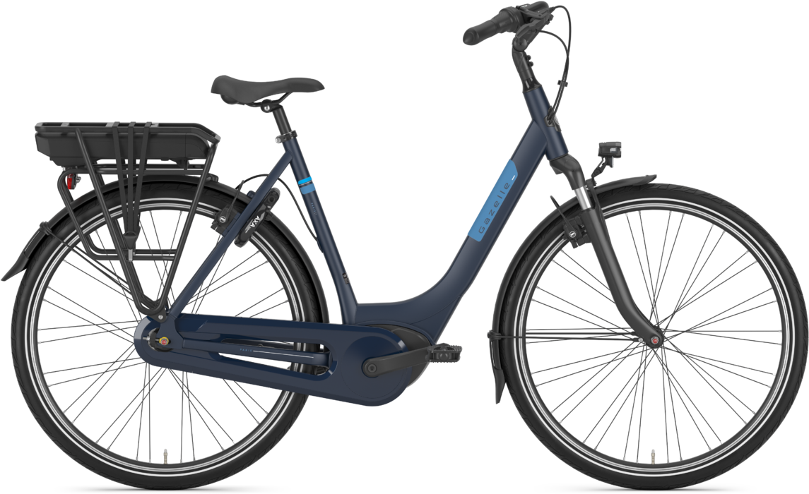 Cykler - Elcykler - Gazelle Paris C7 HMB Dame 7g 2024 - Blå