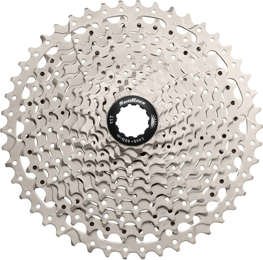 Sunrace CSMS8 Kassette 11 speed 11-36T MTB Metallic Sølv Sunrace CSMS8 Kassette 11 speed 11-36T MTB Metallic Sølv