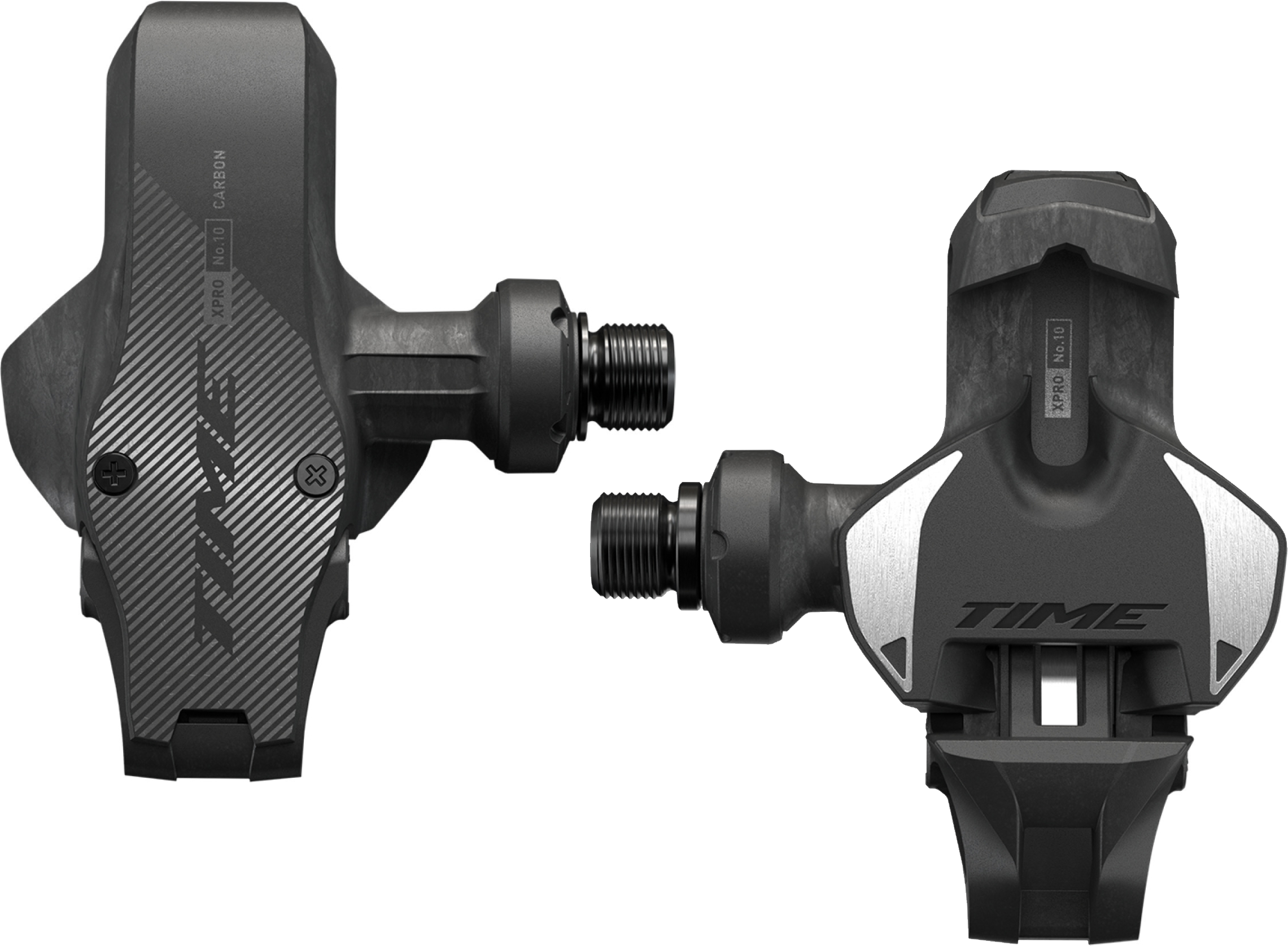TIME XPRO 10 pedaler - 51 mm, Carbon - Sort