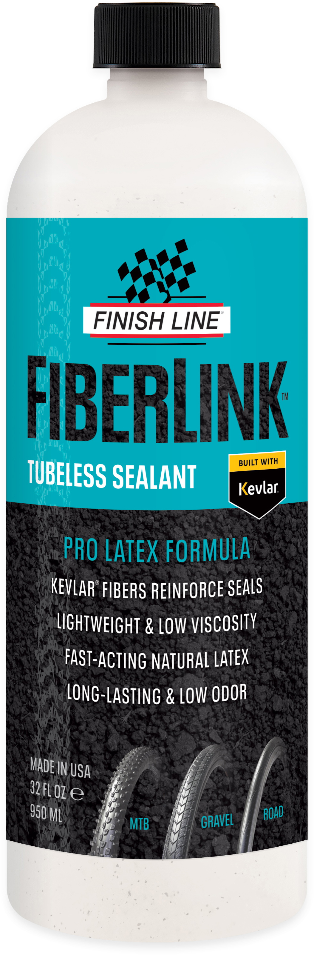 Finish Line Fiberlink Pro Latex Tubeless Sealant 946ml