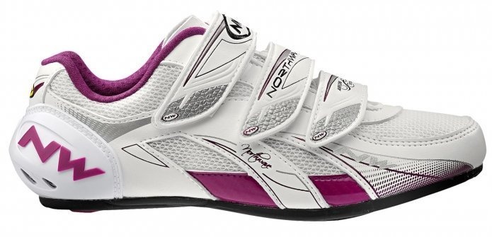 Beklædning - Cykelsko - NorthWave Venus Dame Race-sko, white/purple