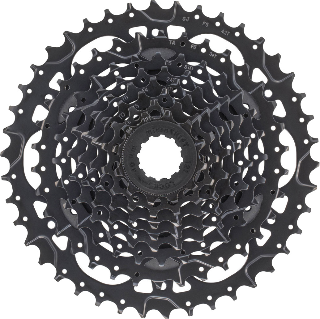 Microshift Acolyte CS-H083 Kassette 8 speed 12-42T Sort