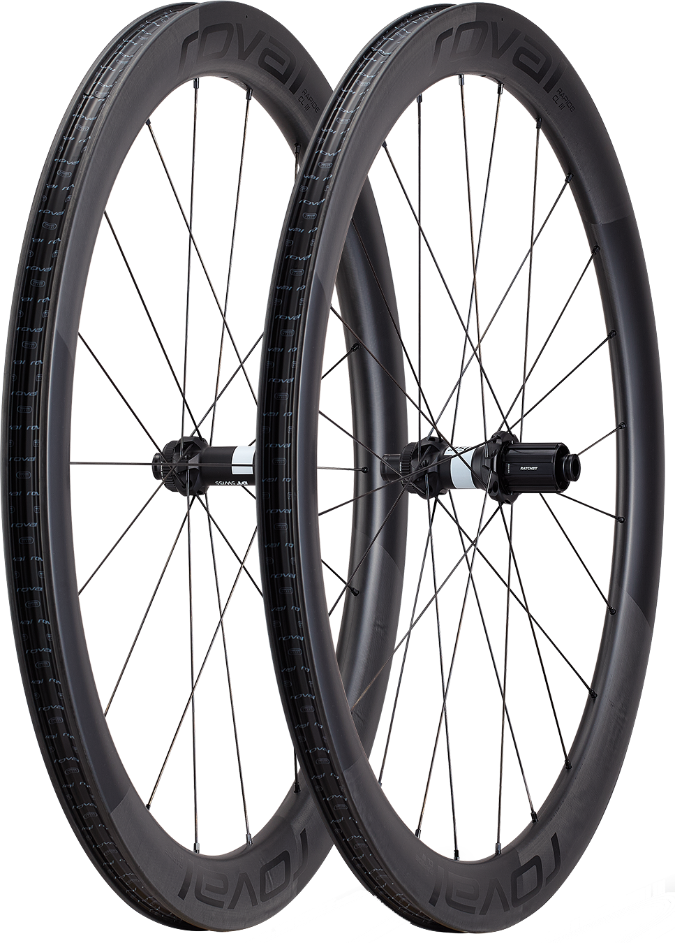 Reservedele - Hjulsæt - Roval Rapide CL III 700c Front - Satin Carbon/Satin Black