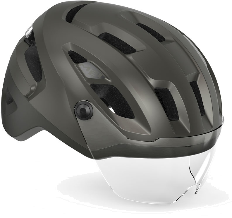 Se MET Helmet Intercity m. LED lys MIPS - Grå hos Cykelexperten.dk
